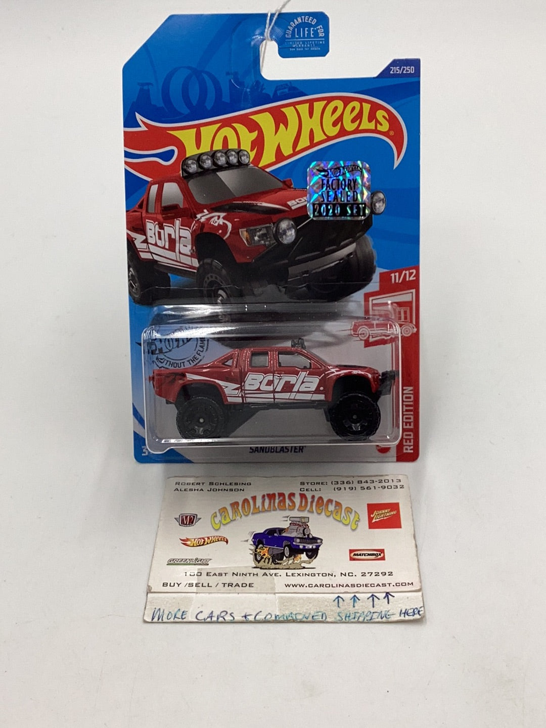 2020 Hot Wheels Red Edition Factory Sealed Sandblaster 215/250