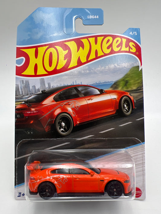 Hot Wheels Luxury Sedans #4 Jaguar XE SV Project 8 Orange 167K