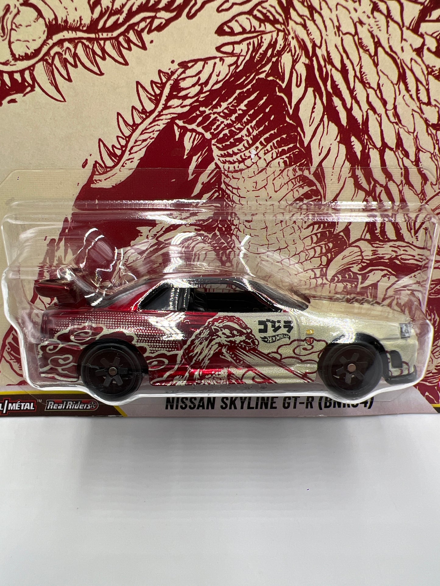 2025 Hot Wheels Premium Pop Culture Godzilla Nissan Skyline GT-R BNR34