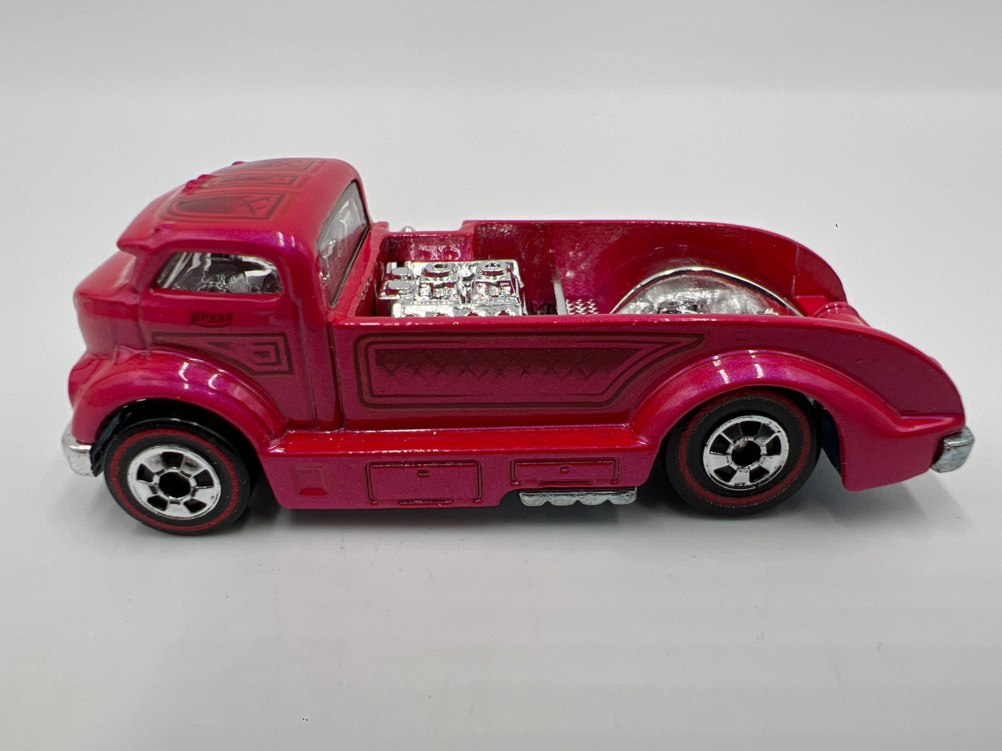 Hot Wheels 1/64 Heritage Redline Mig Rig Pink Loose