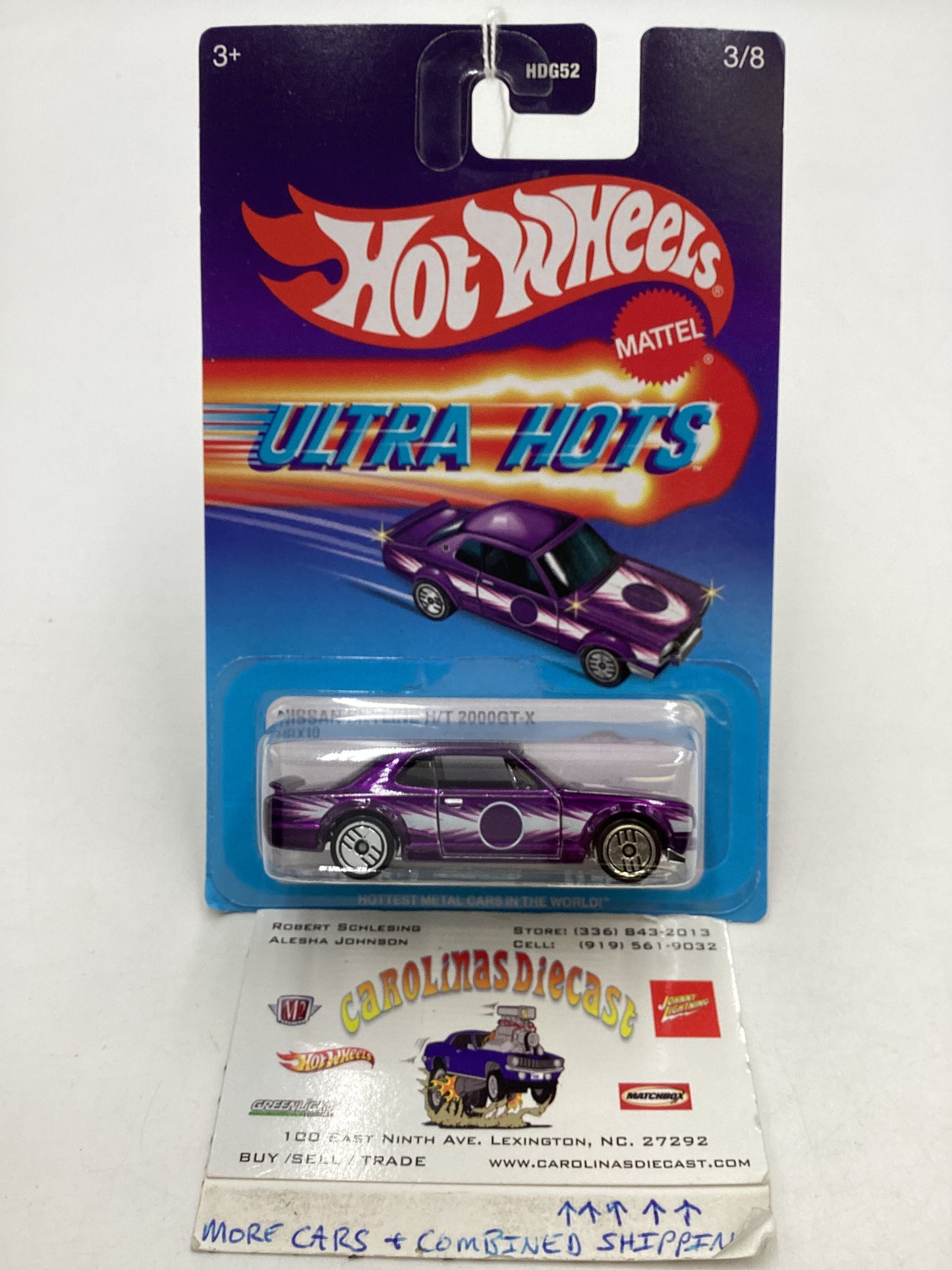 2024 Hot wheels Target Ultra Hots #3 Nissan Skyline H/T 2000GT-X Purple