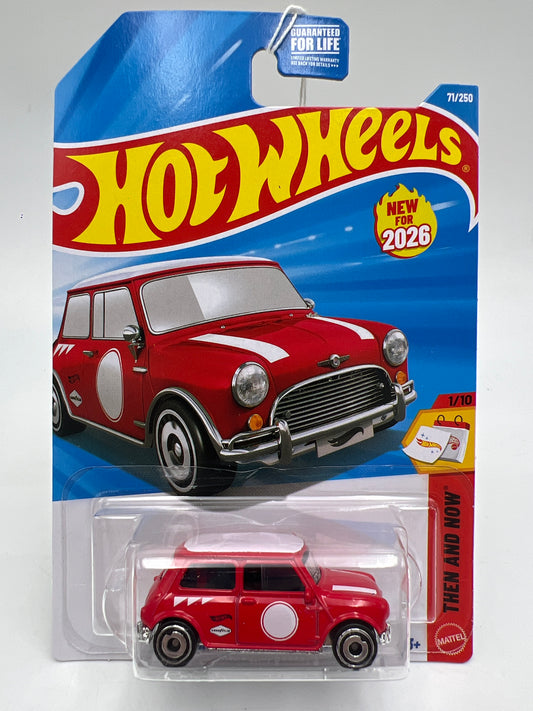 2026 Hot Wheels J Case #71 Austin Mini Cooper S Red