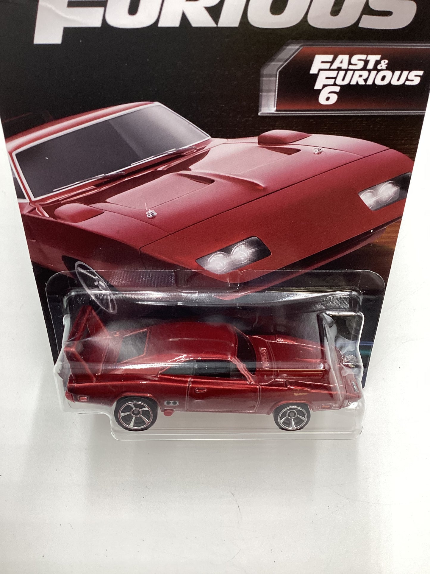 2023 Hot Wheels Fast and Furious Series 2 #6 69 Dodge Charger Daytona Dark Red Veins on Back 69B