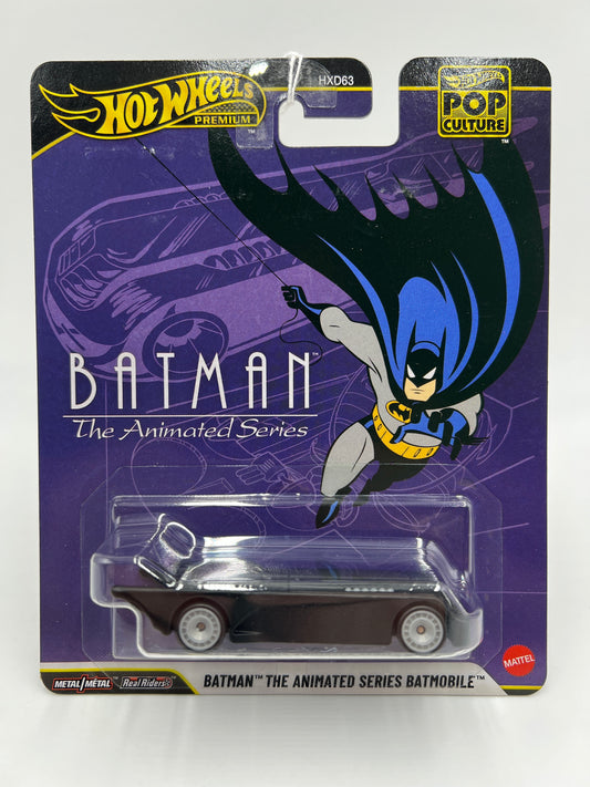 2025 Hot Wheels Premium Pop Culture Batman The Animated Series Batmobile Black 268G