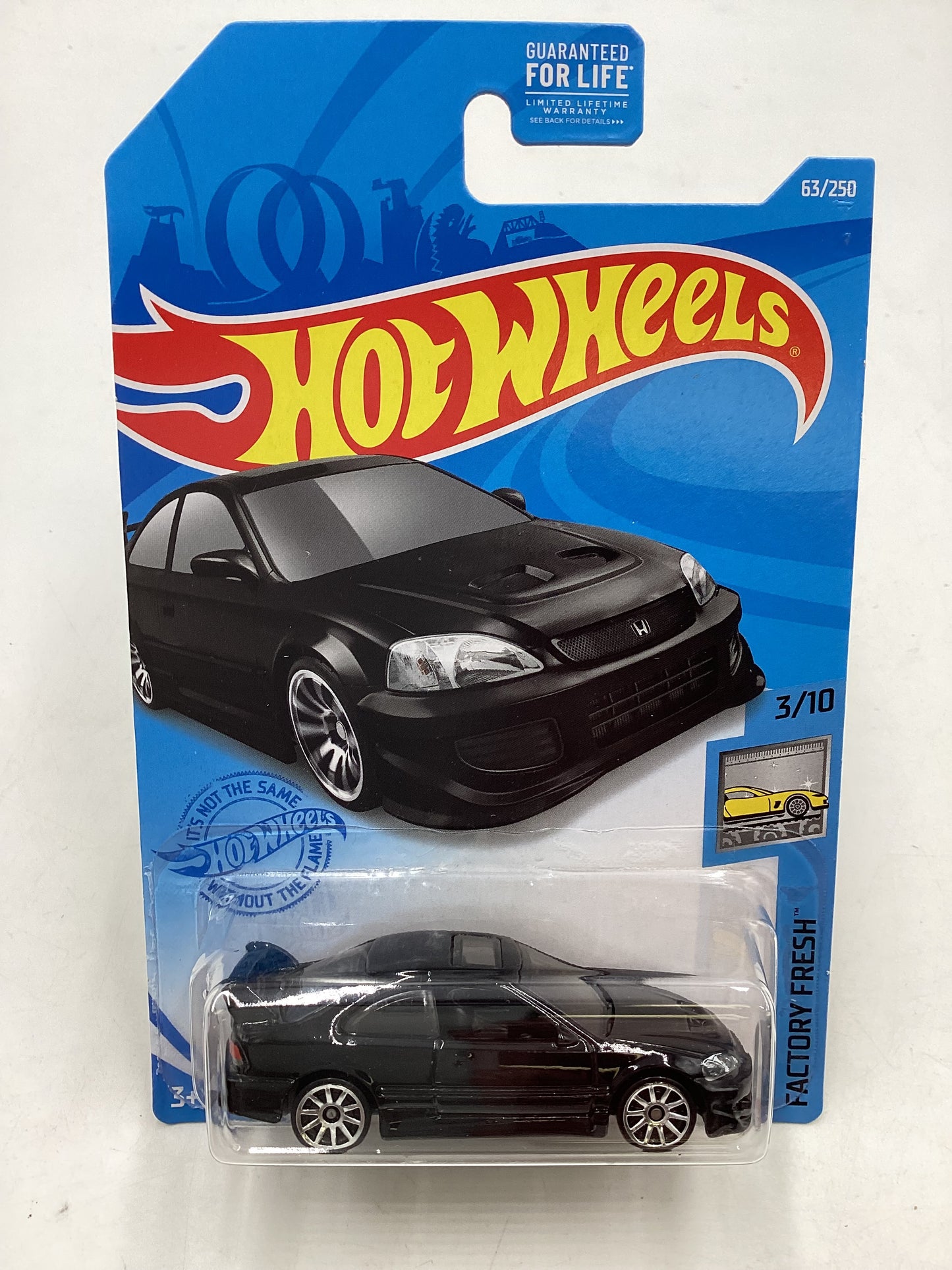 2021 Hot Wheels #63 Honda Civic Si Black