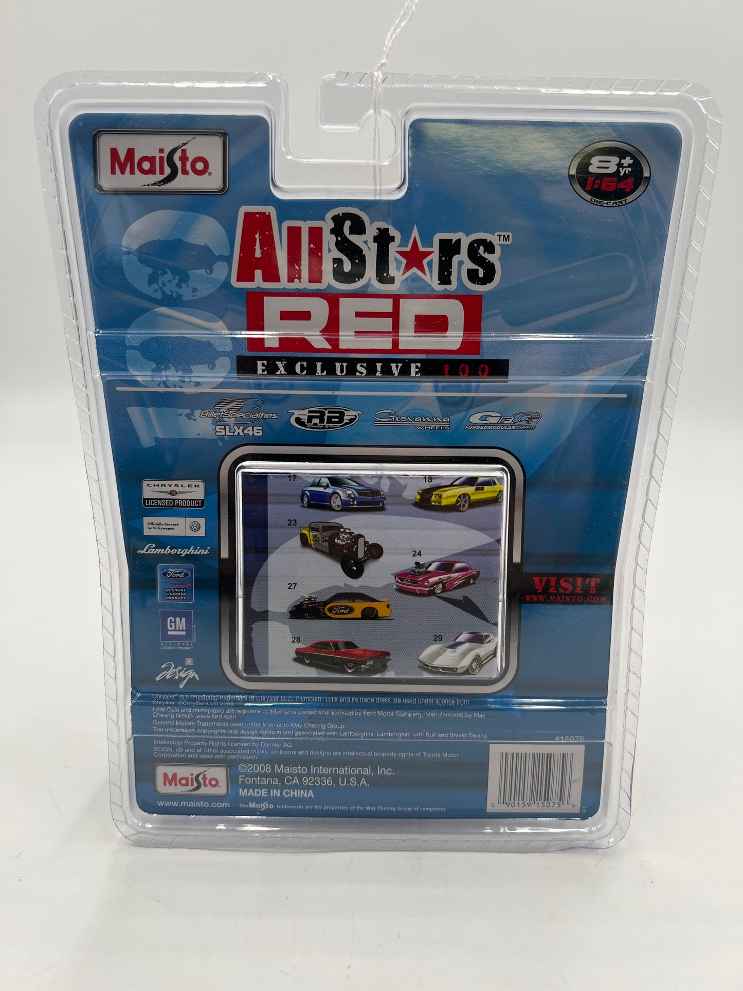 Maisto All Stars Red Exclusive 1970 Plymouth GTX 184B