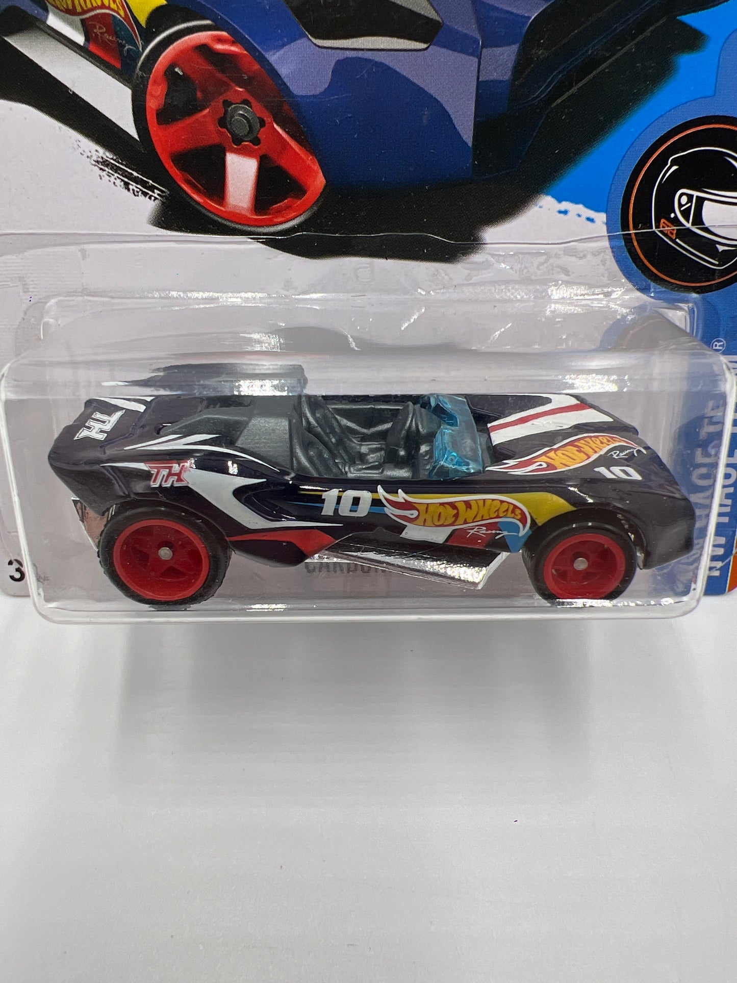 2016 Hot Wheels Super Treasure Hunt #5 Carbonic Blue W/Protector