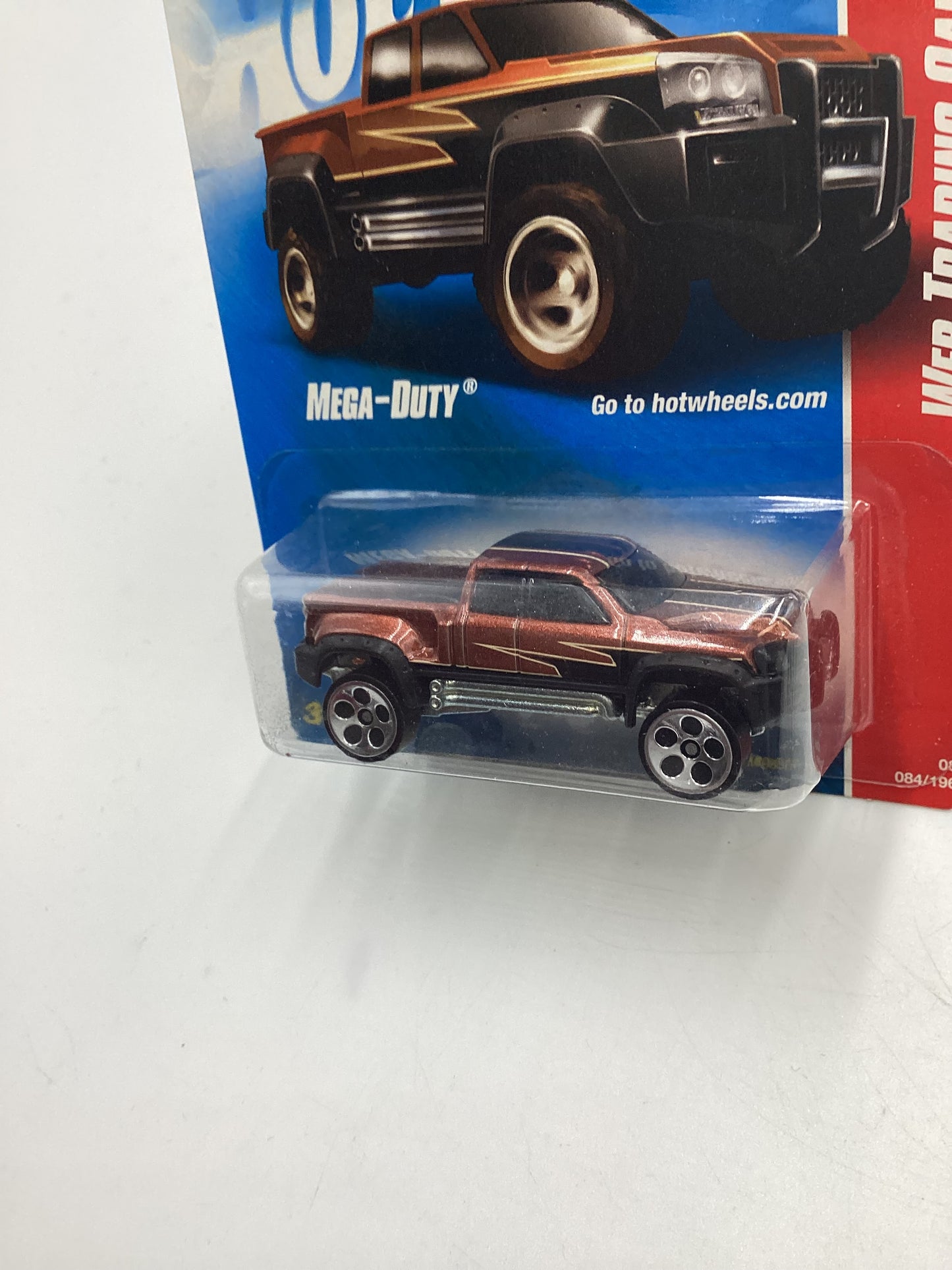 2008 Hot Wheels Web Trading Cars #84 Mega-Duty Brown