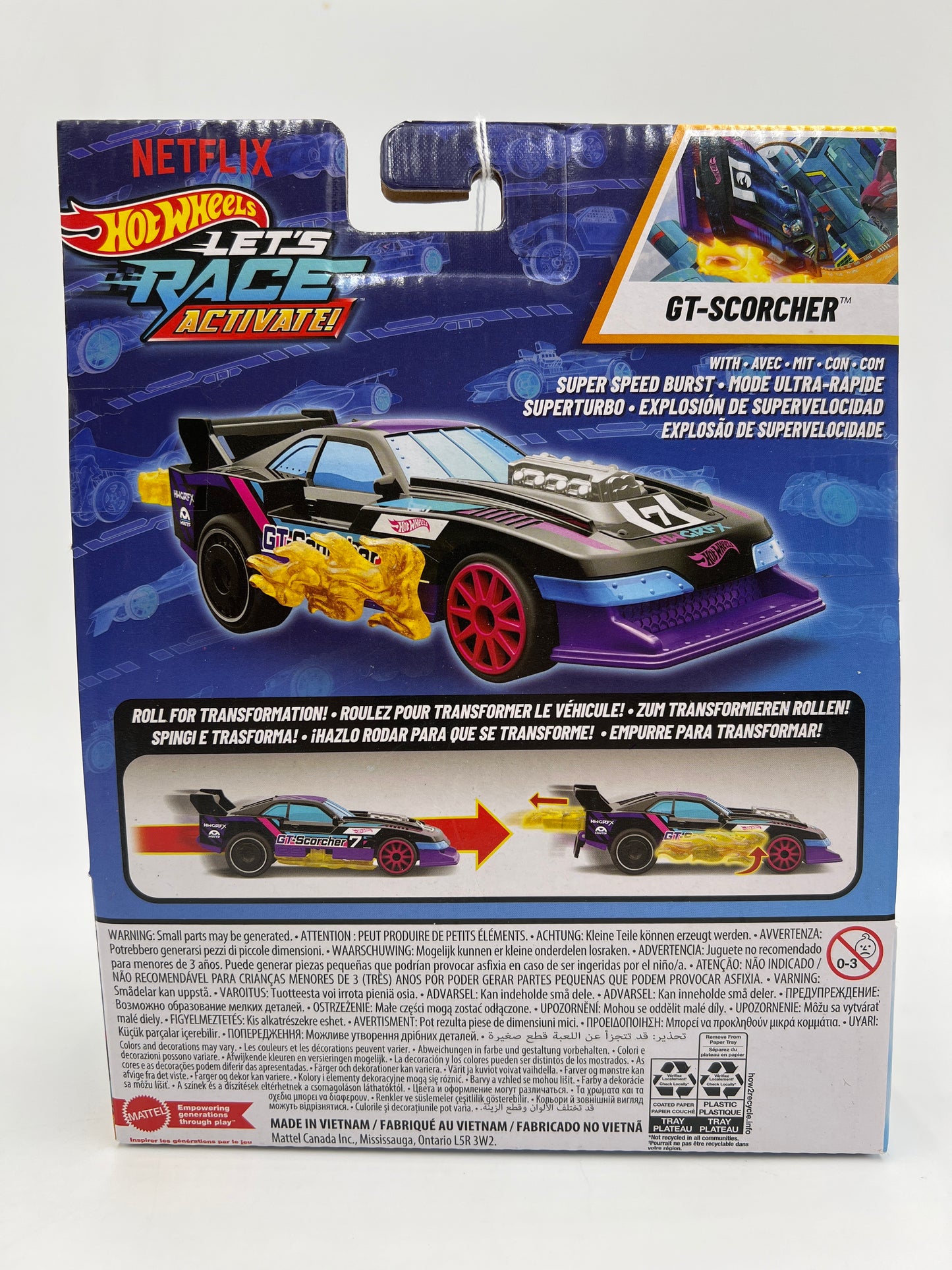 Hot Wheels 1/32 Scale Lets Race Activate GT-Scorcher