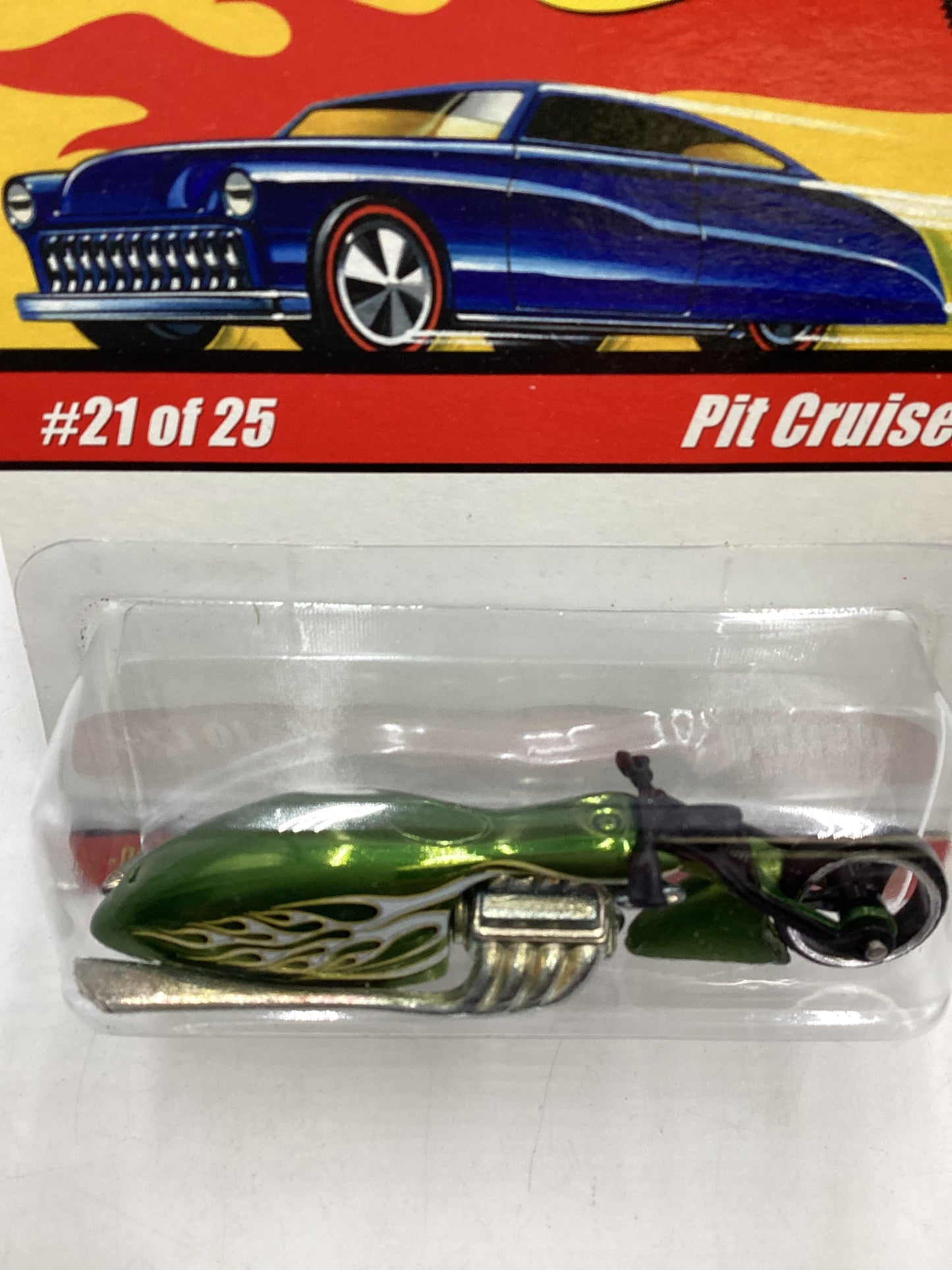 Hot wheels Classics Series 1 #21 Pit Cruiser Lt Green (SR)