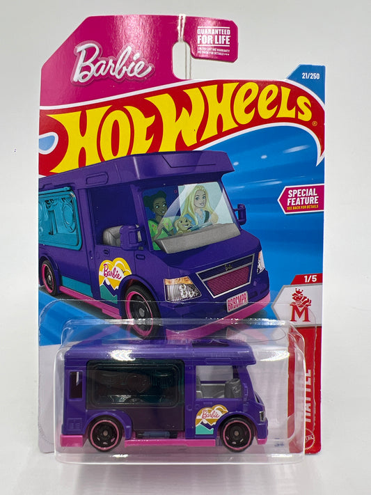 2026 Hot Wheels F Case #21 Barbie Dream Camper Purple 119F