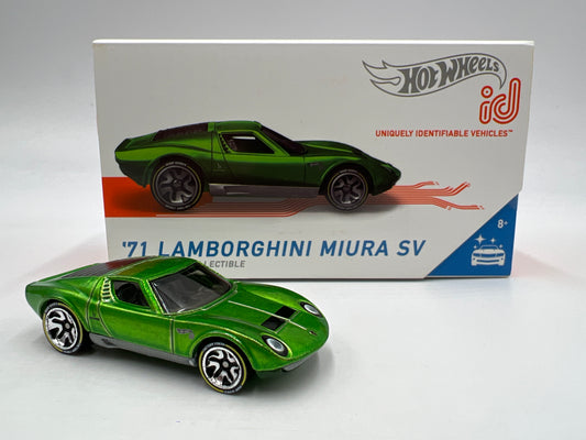 Hot Wheels iD Factory Fresh Series 2 #1 71 Lamborghini Miura P400 SV Green