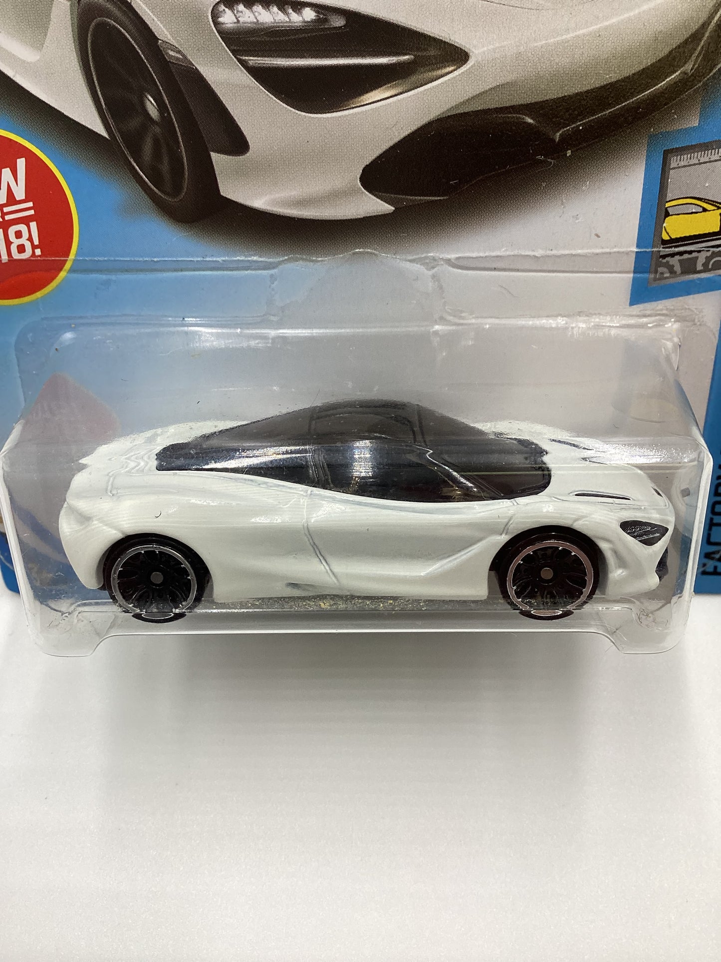 2018 Hot Wheels #318 McLaren 720S White 102i