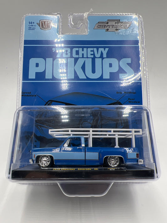 M2 Machines Hobby Exclusive 1979 Chevrolet Silverado Blue HS56