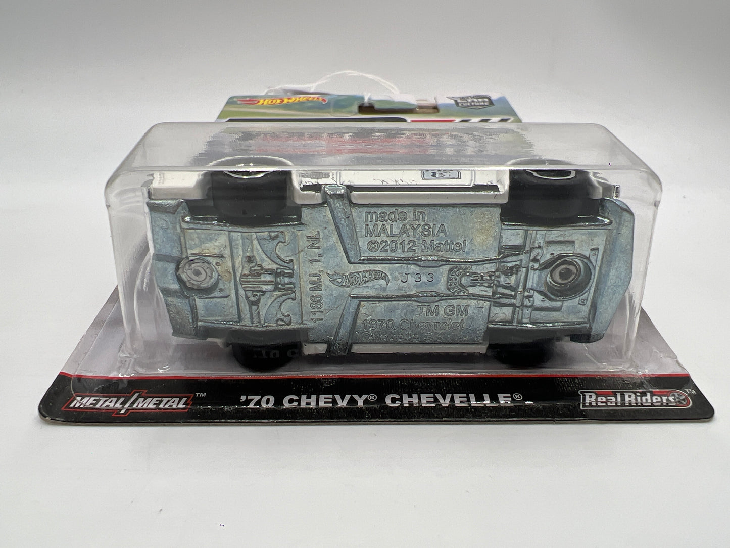 Hot Wheels Premium Track Day #3 70 Chevy Chevelle White 245M