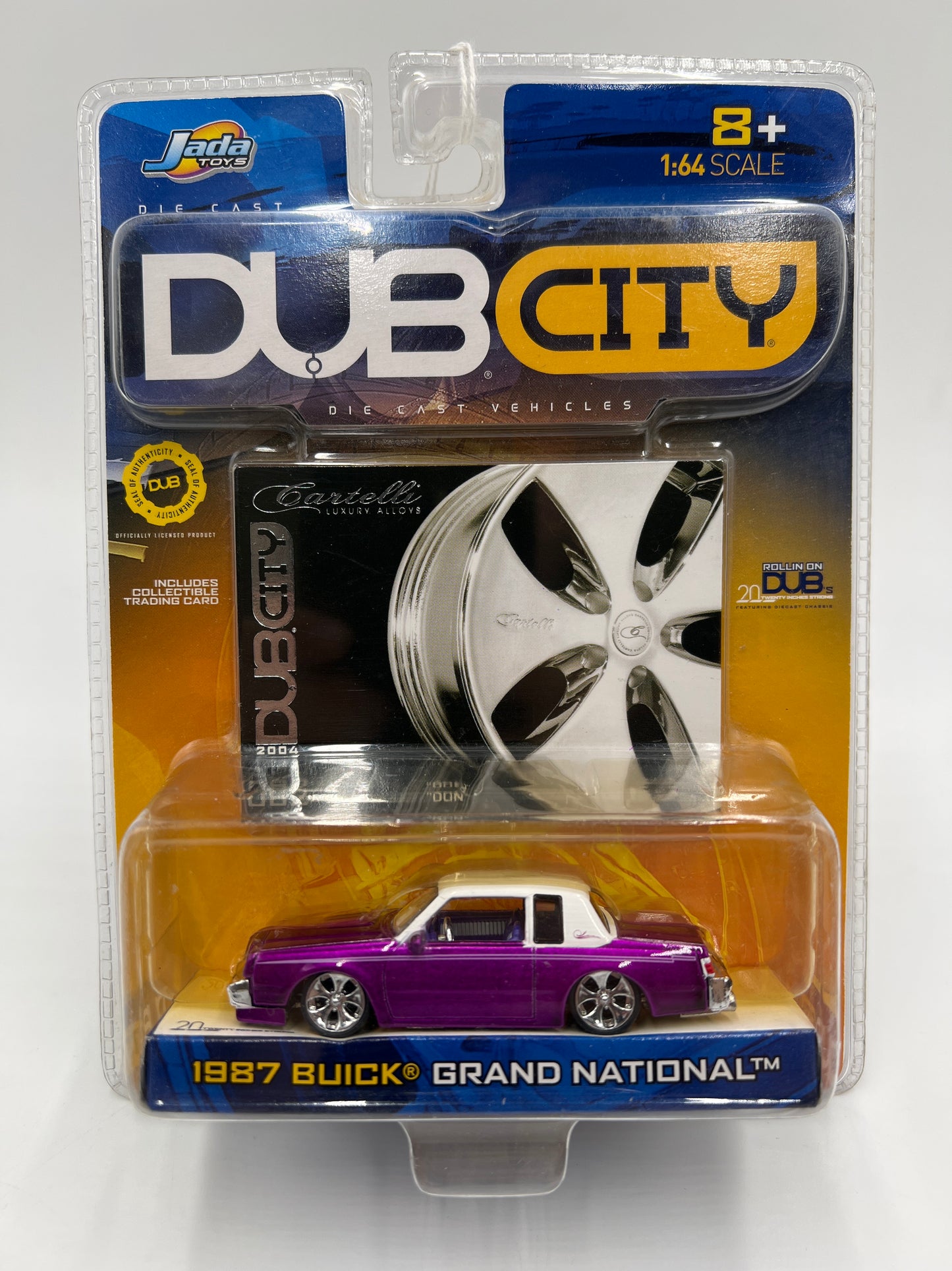 Jada 1/64 Dub City #62 Don 1987 Buick Grand National Purple 181B