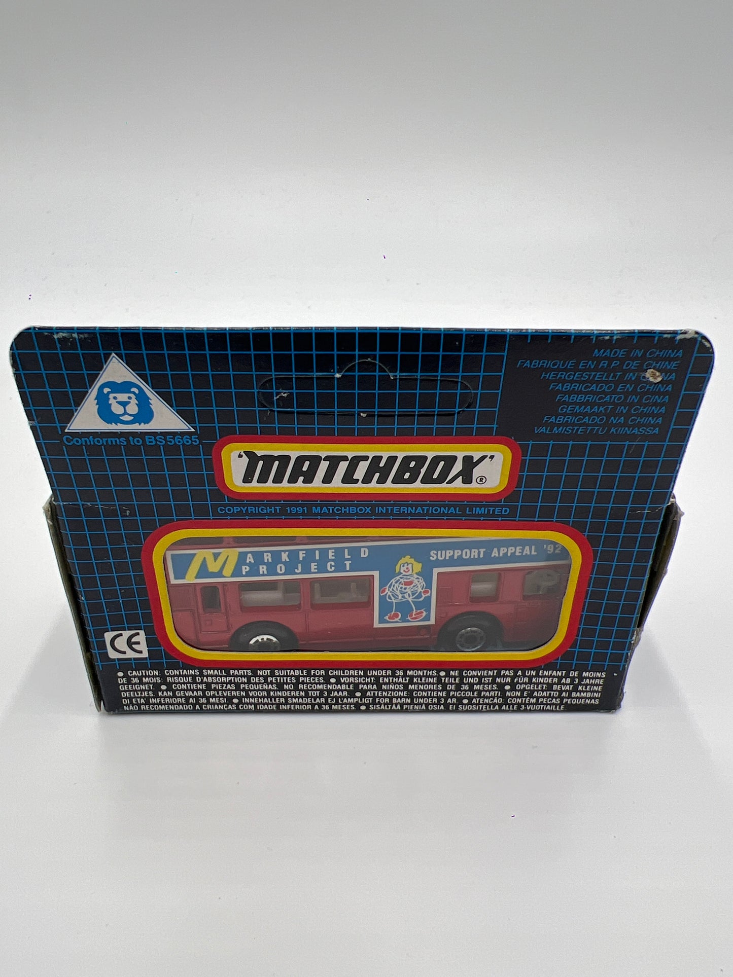 Matchbox Unpunched #17 Markfield Project London Bus Red