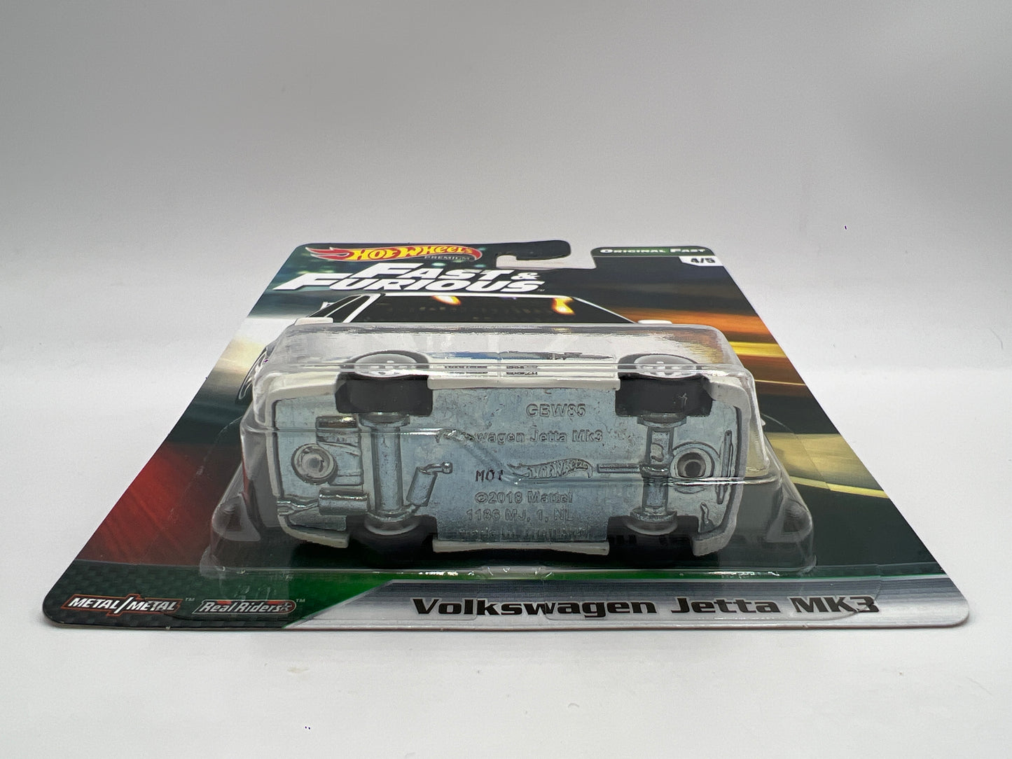 Hot Wheels Premium Fast & Furious Original Fast #4 Volkswagen Jetta MK3 White W/Protector