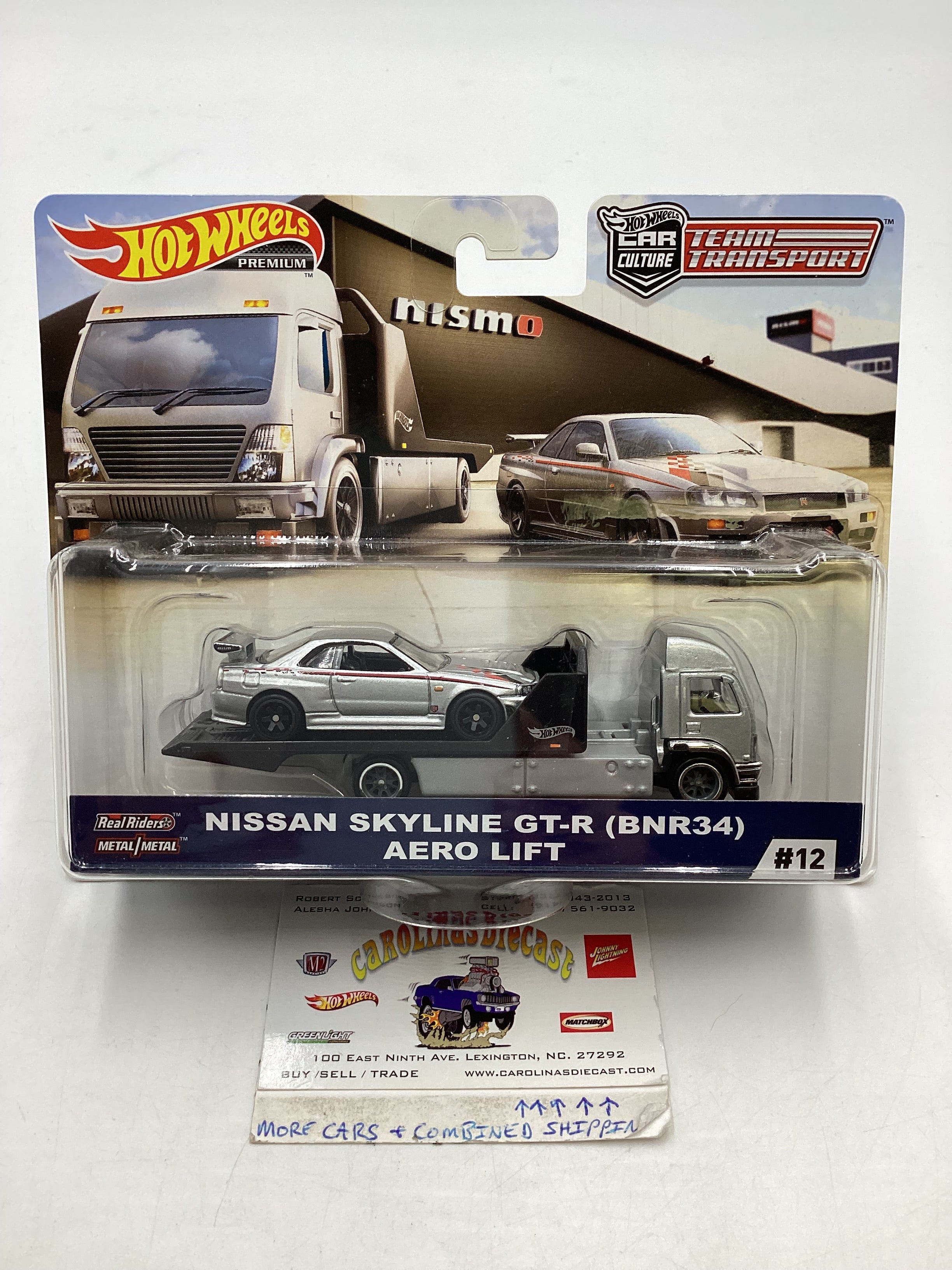 Hot Wheels Premium Team Transport Skyline R34 popular AND 2-Pack Skyline R32 & R34