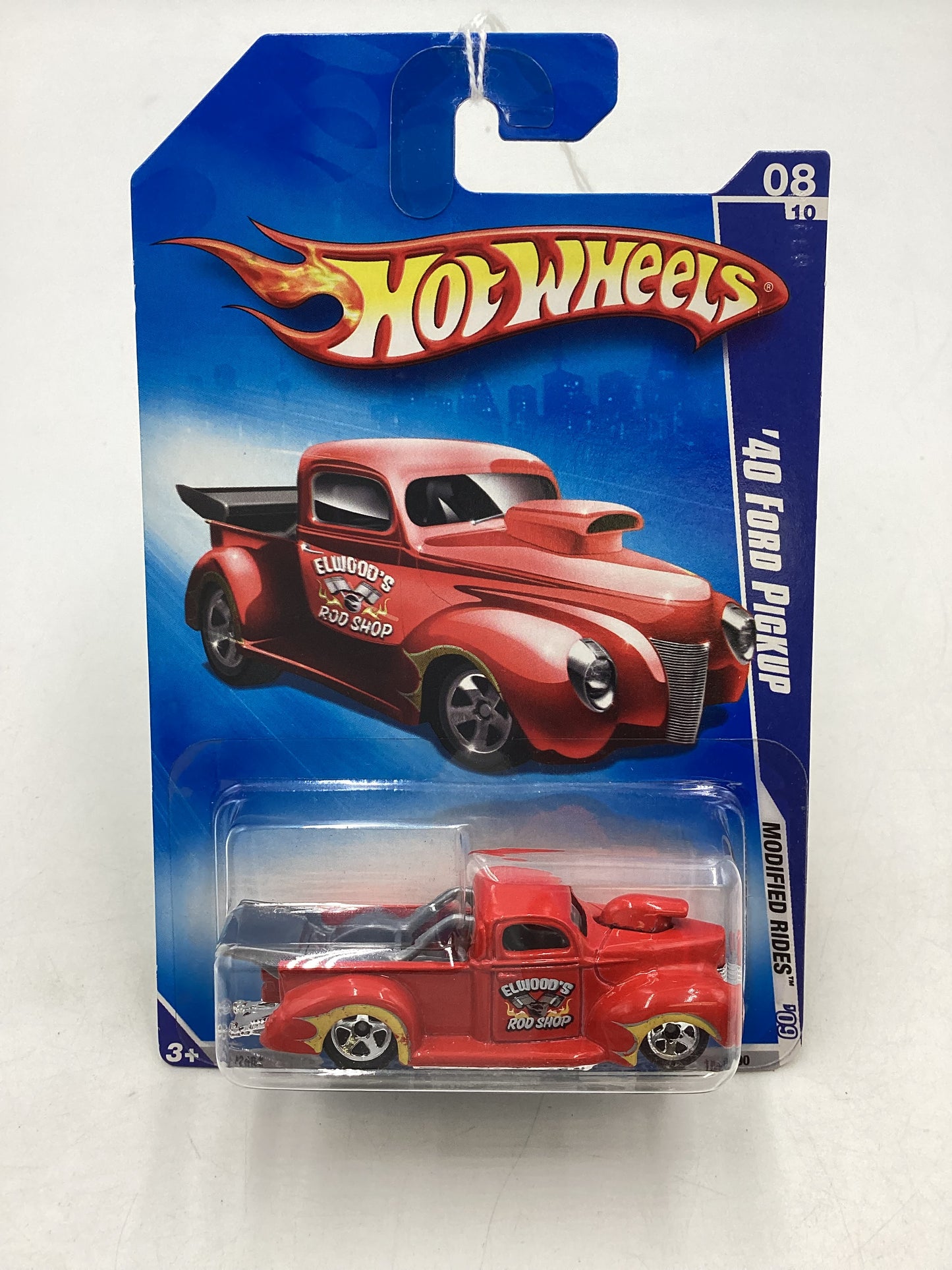 2009 Hot Wheels Modified Rides #164 40 Ford Pickup Red 24D