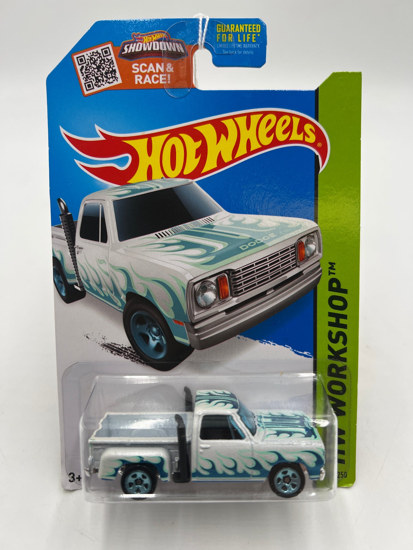 2014 Hot Wheels Workshop #215 78 Dodge Lil Red Express Truck White 42C