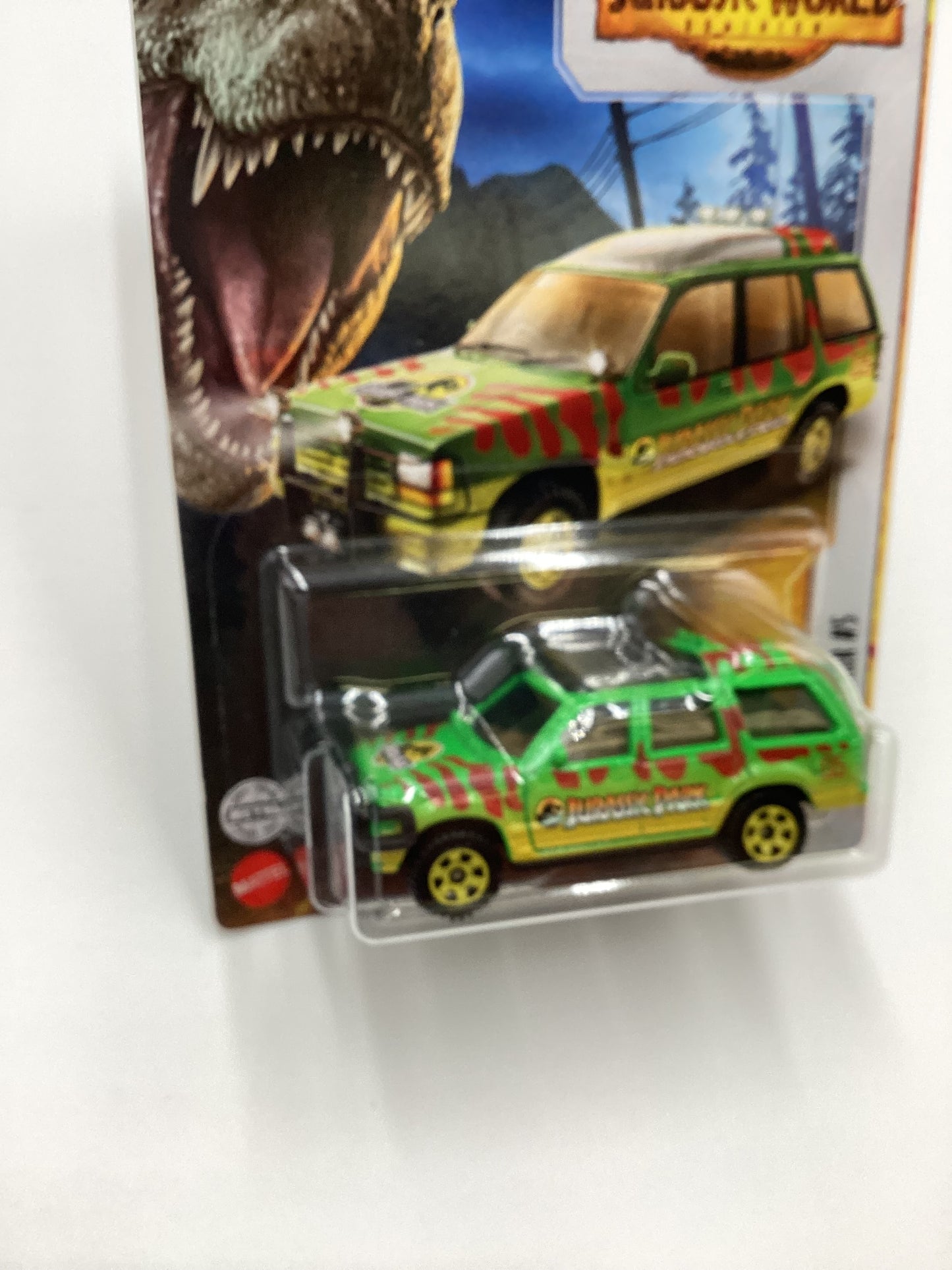 2022 Matchbox Jurassic World Domination 93 Ford Explorer #5 Green 163B