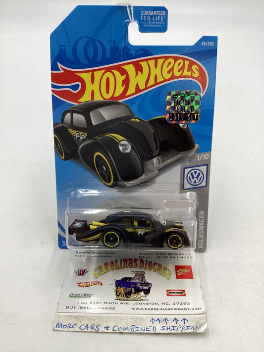 2019 Hot wheels Factory Sealed #46 Volkswagen Kafer Racer Black Mooneyes 96B