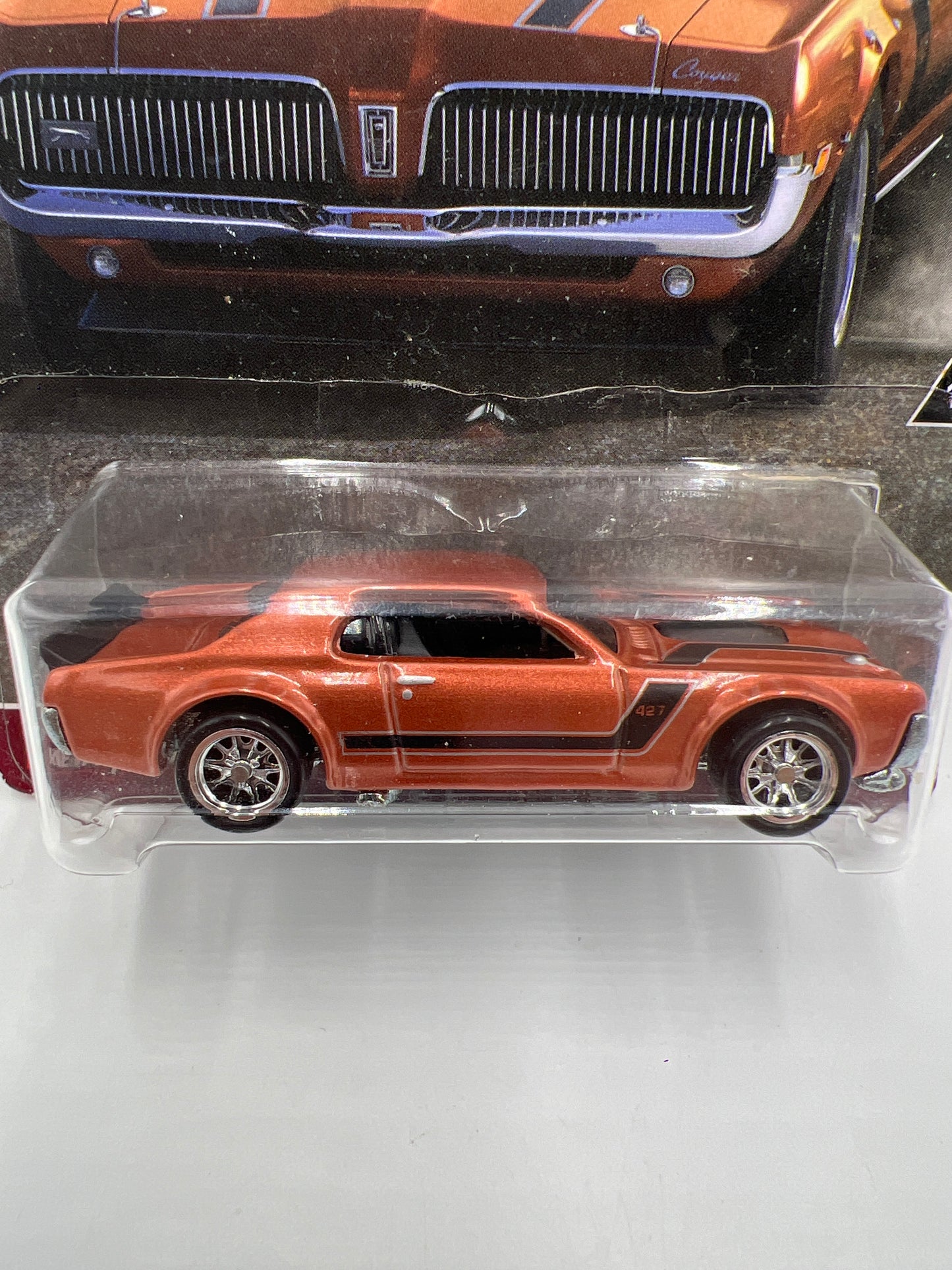 Hot Wheels Premium Redliners #1 68 Mercury Cougar Copper Cracked Blister 242H