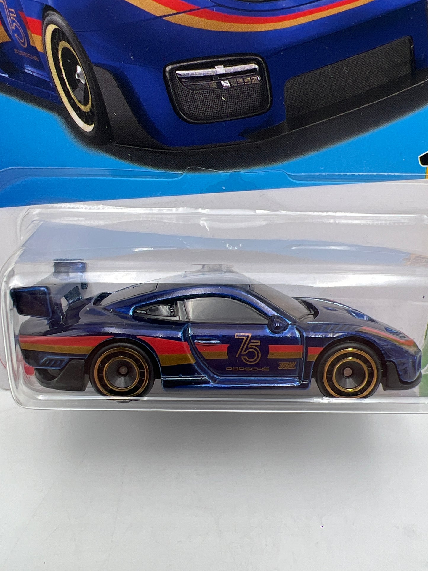 2023 Hot Wheels Super Treasure Hunt #223 Porsche 935 Blue W/Protector