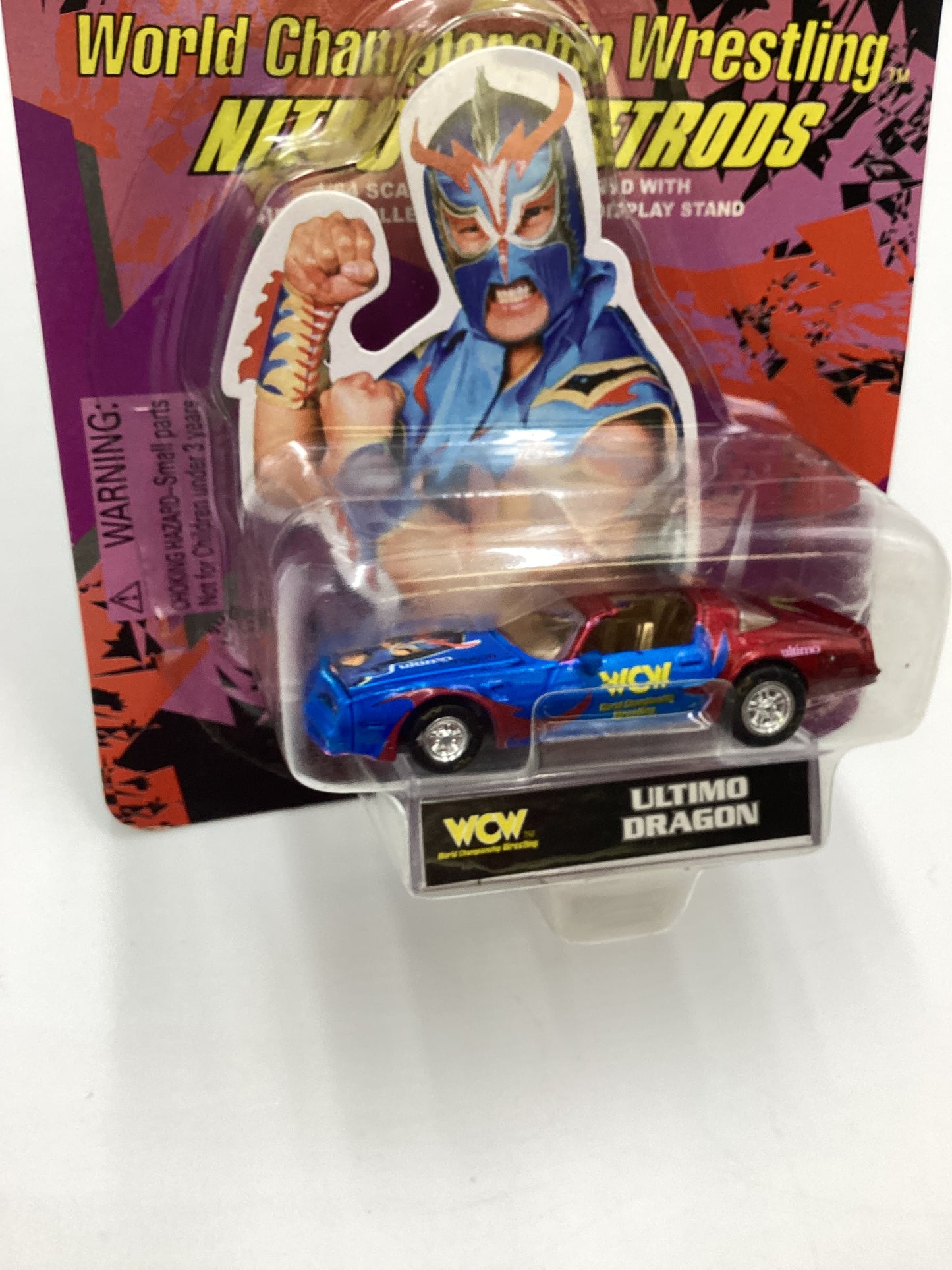 Racing Champions WCW Nitro Streetrods Ultimo Dragon Pontiac Firebird Trans Am Red/Blue SR