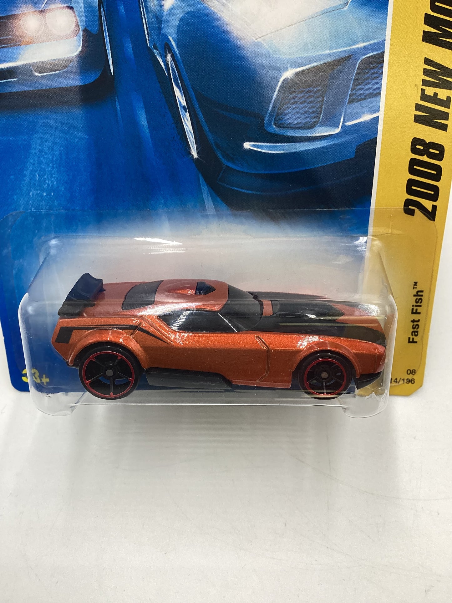 2008 Hot Wheels New Models #14 Fast Fish Orange BB6