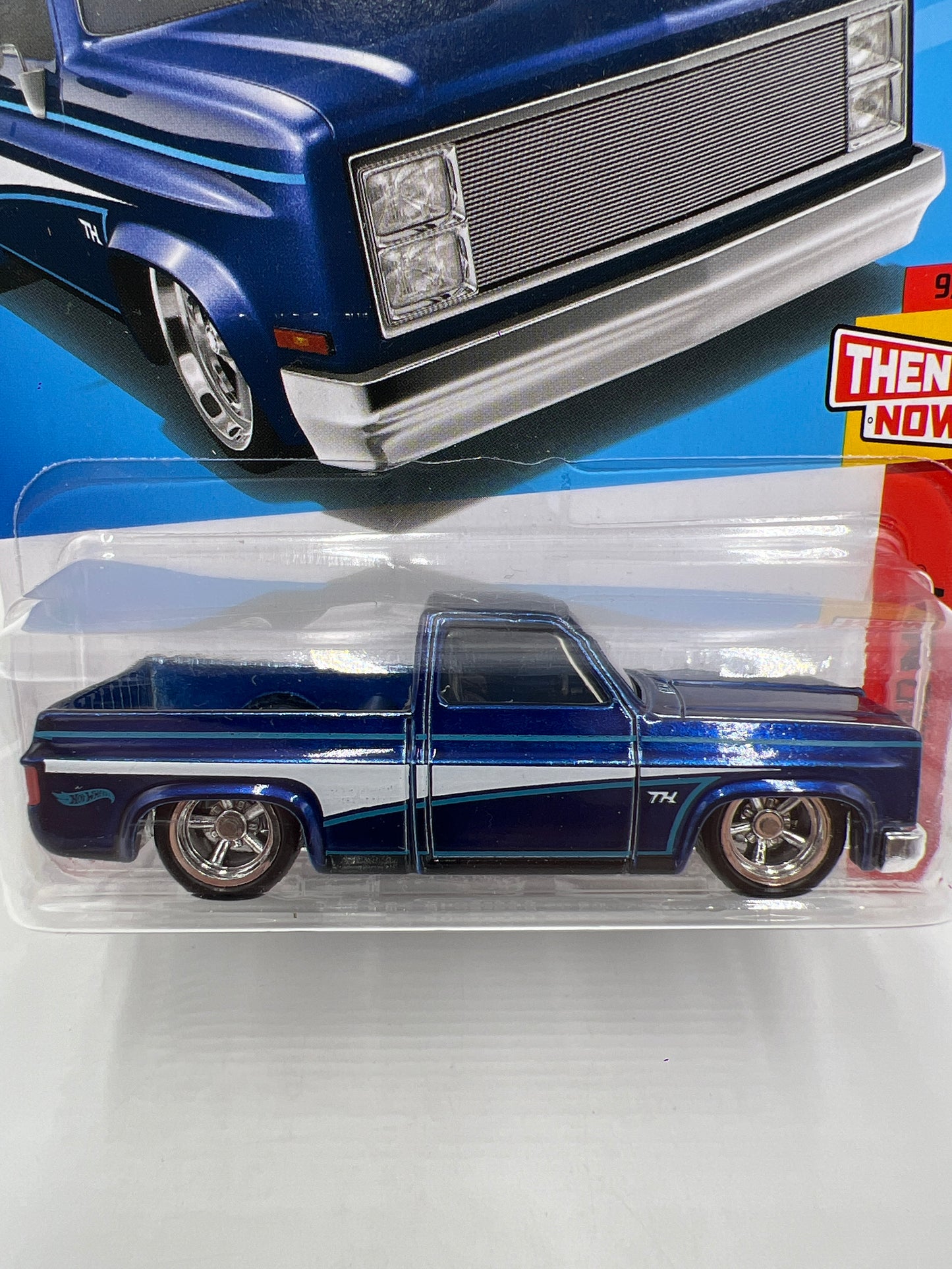 2024 Hot Wheels Super Treasure Hunt #249 83 Chevy Silverado Blue W/Protector