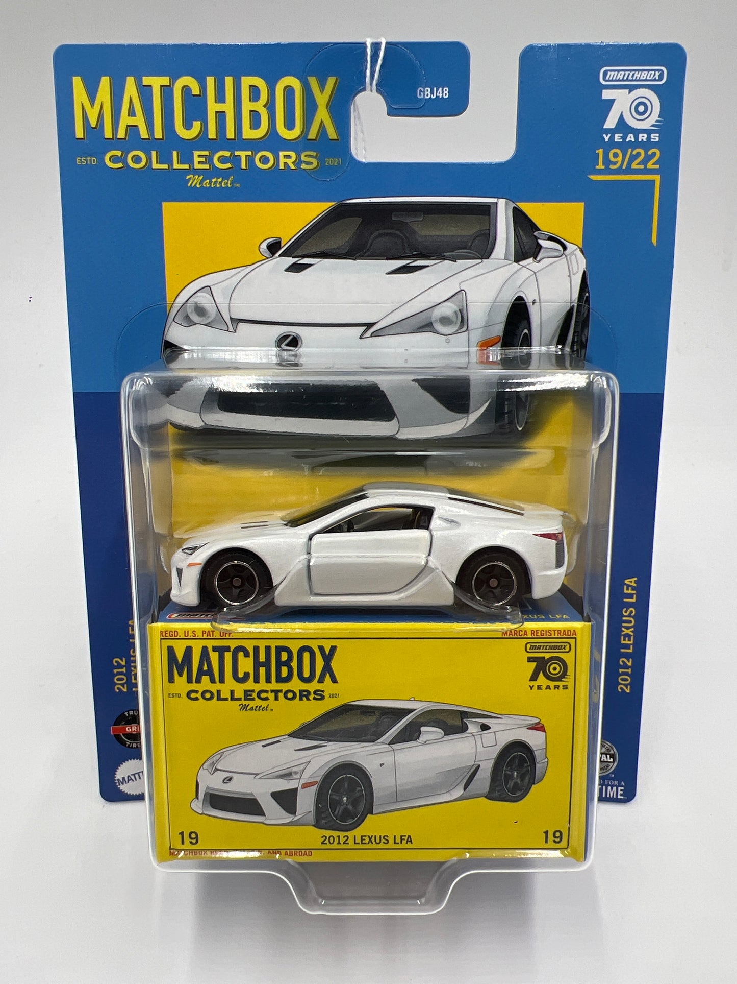 Matchbox Collectors #19 2012 Lexus LFA White 169C