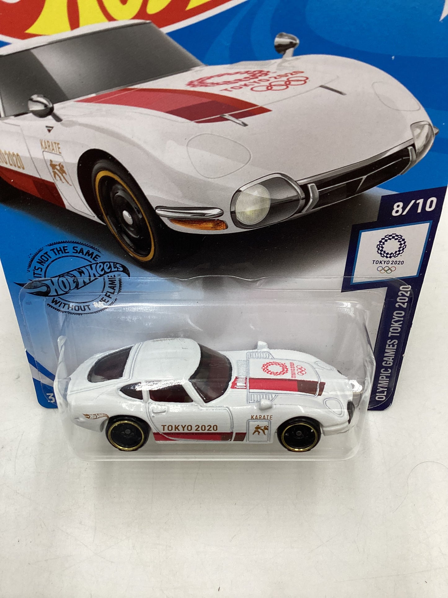 2020 Hot Wheels #184 White Toyota 2000 GT 95E