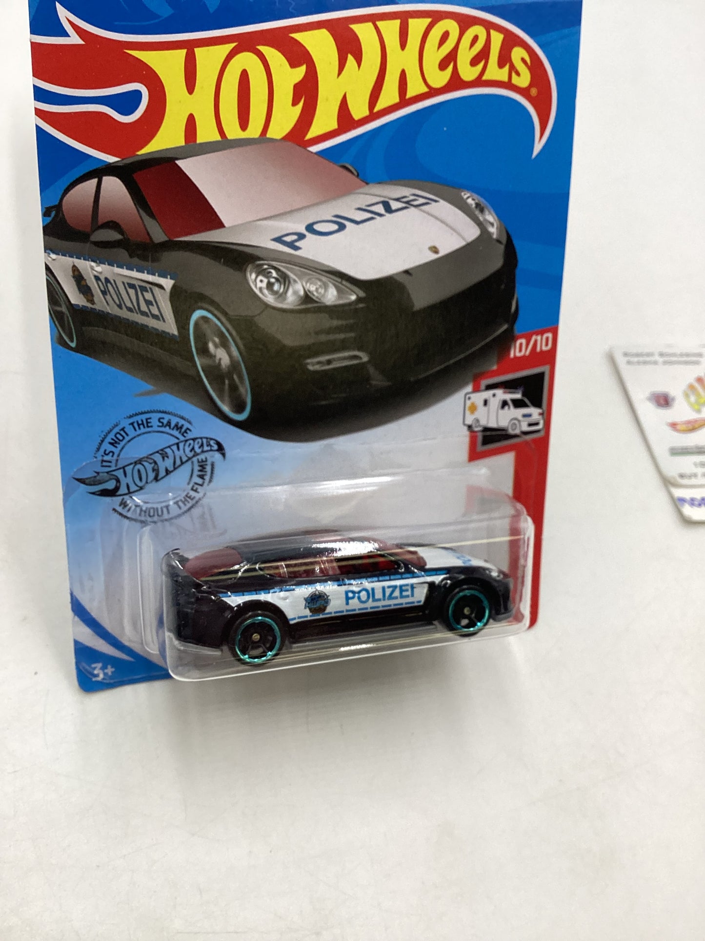 2019 Hot Wheels #100 Porsche Panamera Police Black 98F