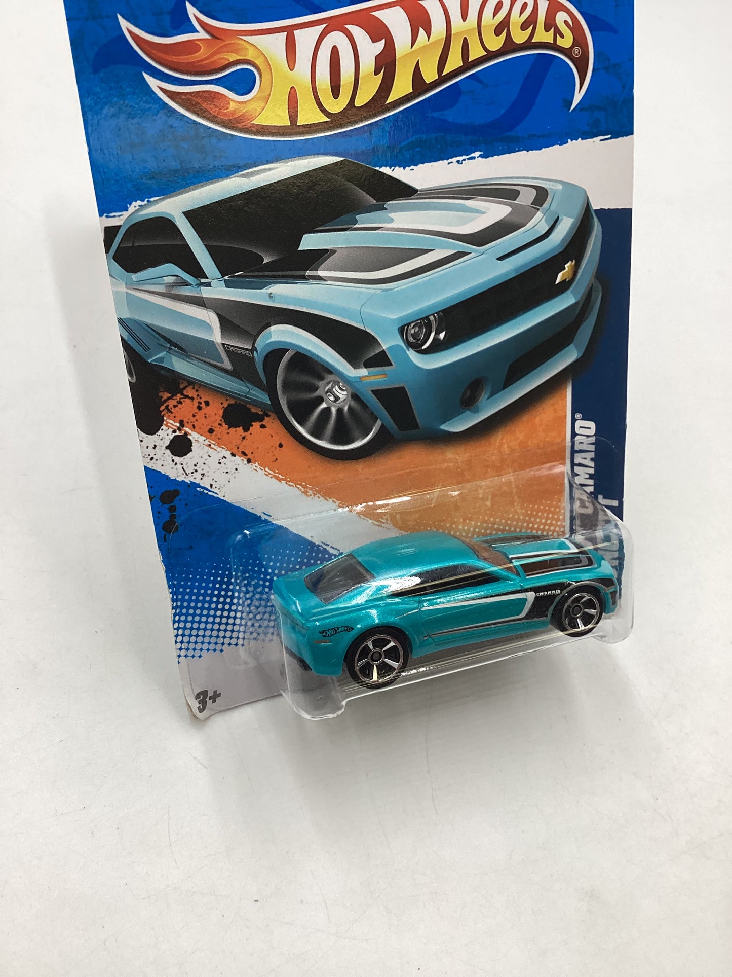 2011 Hot wheels #113Teal Camaro Convertible Concept 16G