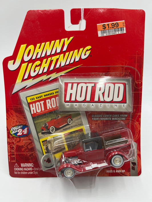 Johnny Lightning Hot Rod Magazine #4 1929 Ford Pickup Red 223F