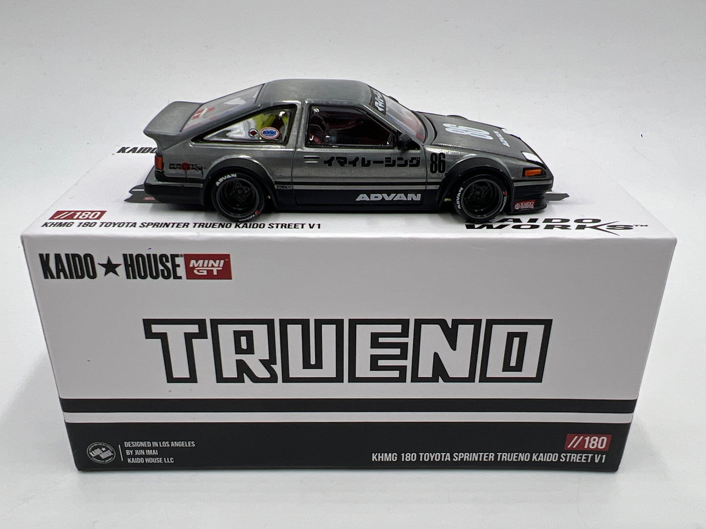 Mini GT Kaido House #180 CHASE KHMG 180 Toyota Sprinter Trueno Kaido Street V1