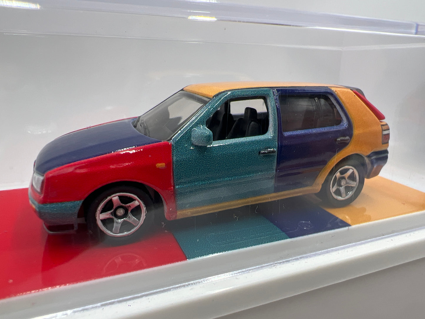 Matchbox RLC Mattel Creations 1995 Volkswagen Golf MK3 Harlequin