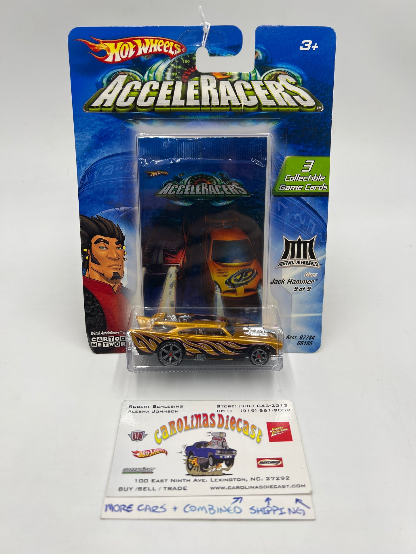 Hot Wheels Acceleracers Metal Maniacs #9 Jack Hammer CM6 Wheels VHTF