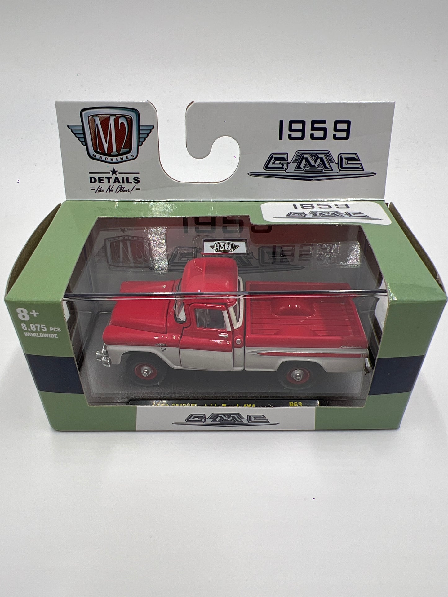 M2 Machines 1959 GMC Fleetside Truck 4x4 Red/White R63