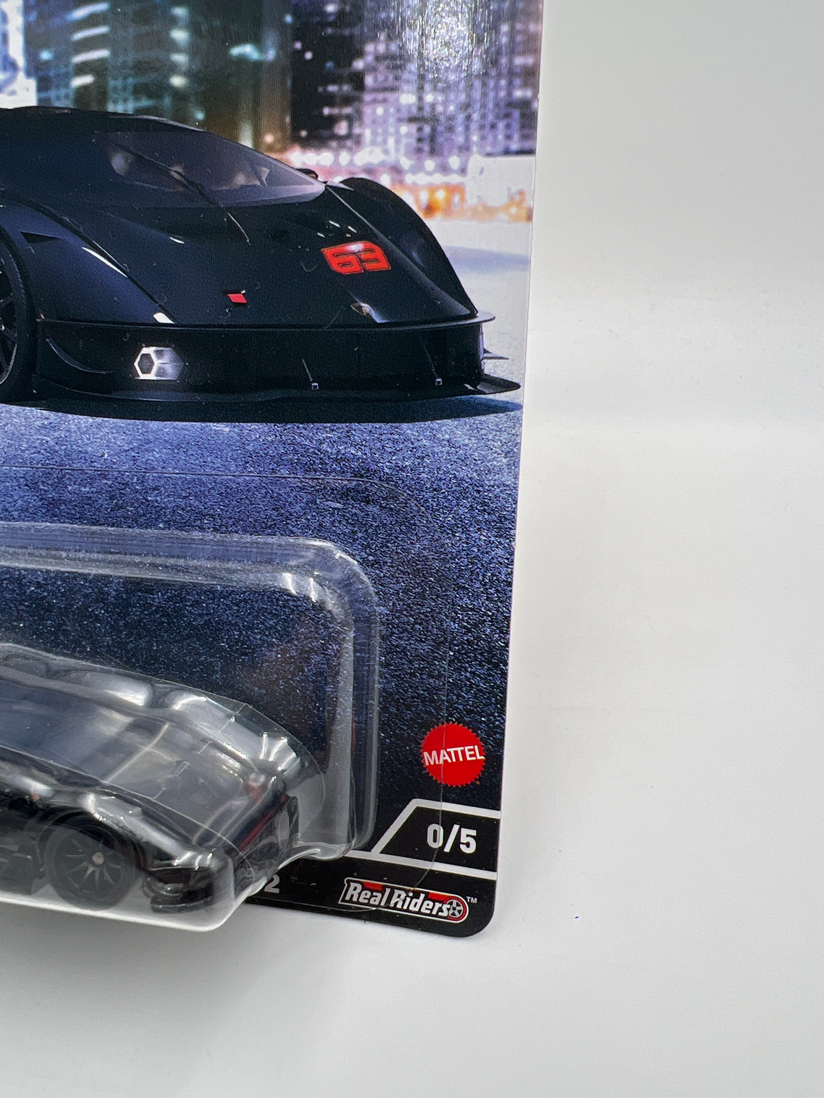 Hot Wheels Premium Exotic Envy CHASE #0 Lamborghini Essenza SCV12 Black W/Protector