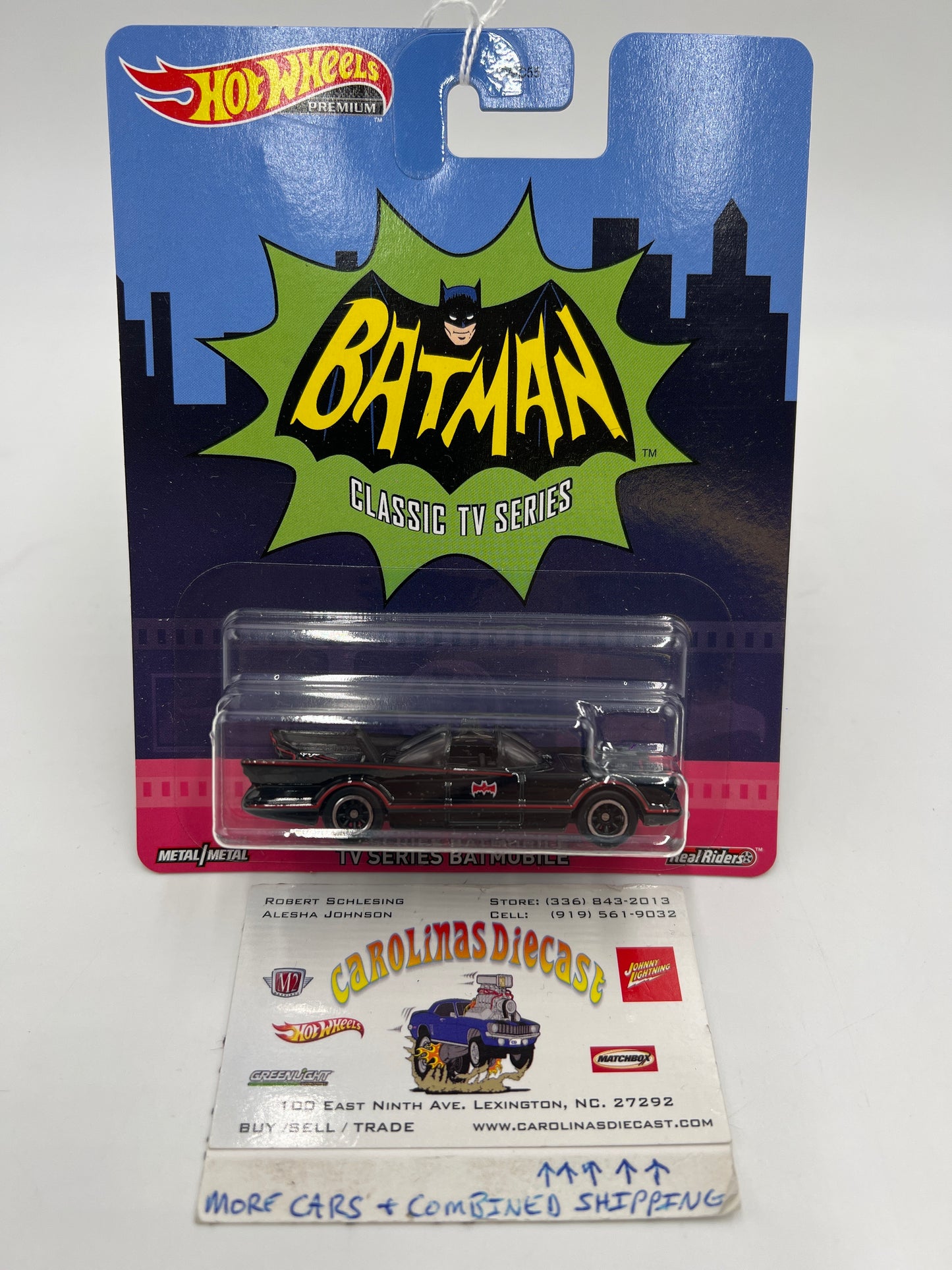 Hot Wheels Batman Classic TV Series TV Series Batmobile Black