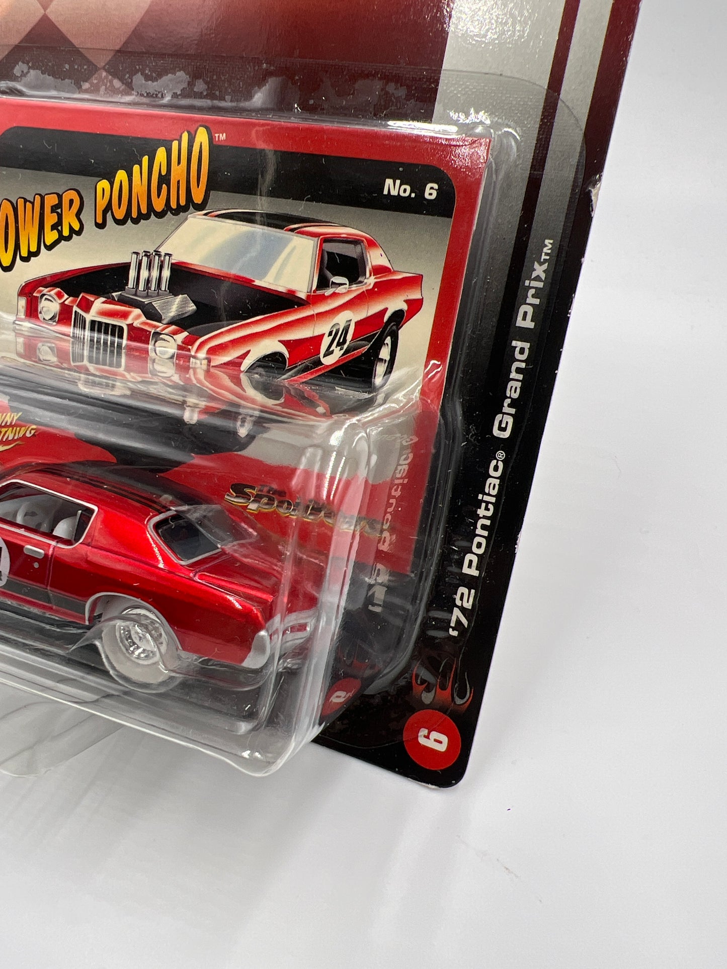 Johnny Lightning Street Freaks The Spoilers #6 72 Pontiac Grand Prix White Lightning Chase Red