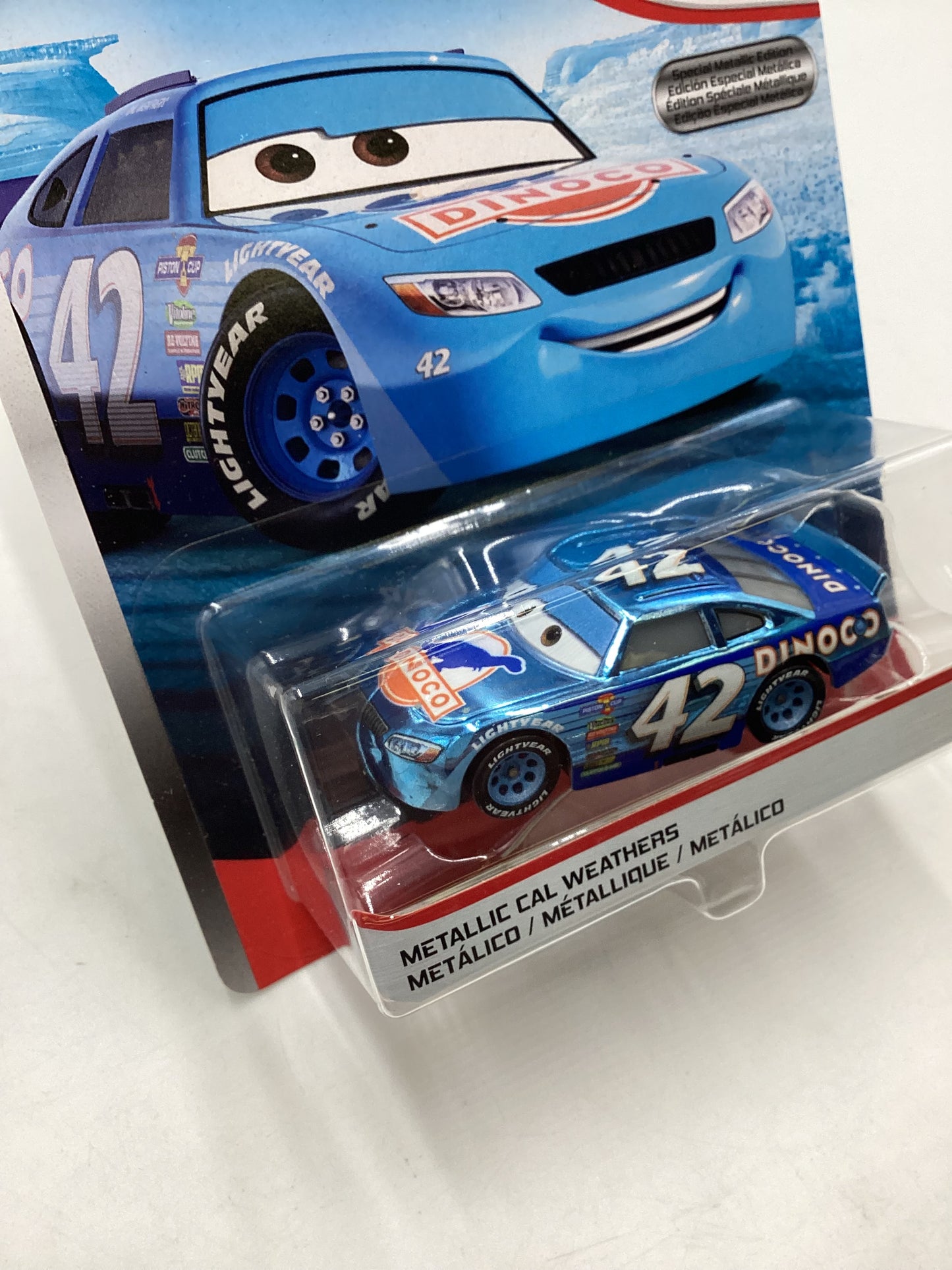 Disney Pixar Cars Scavenger Hunt series Metallic Cal Weathers