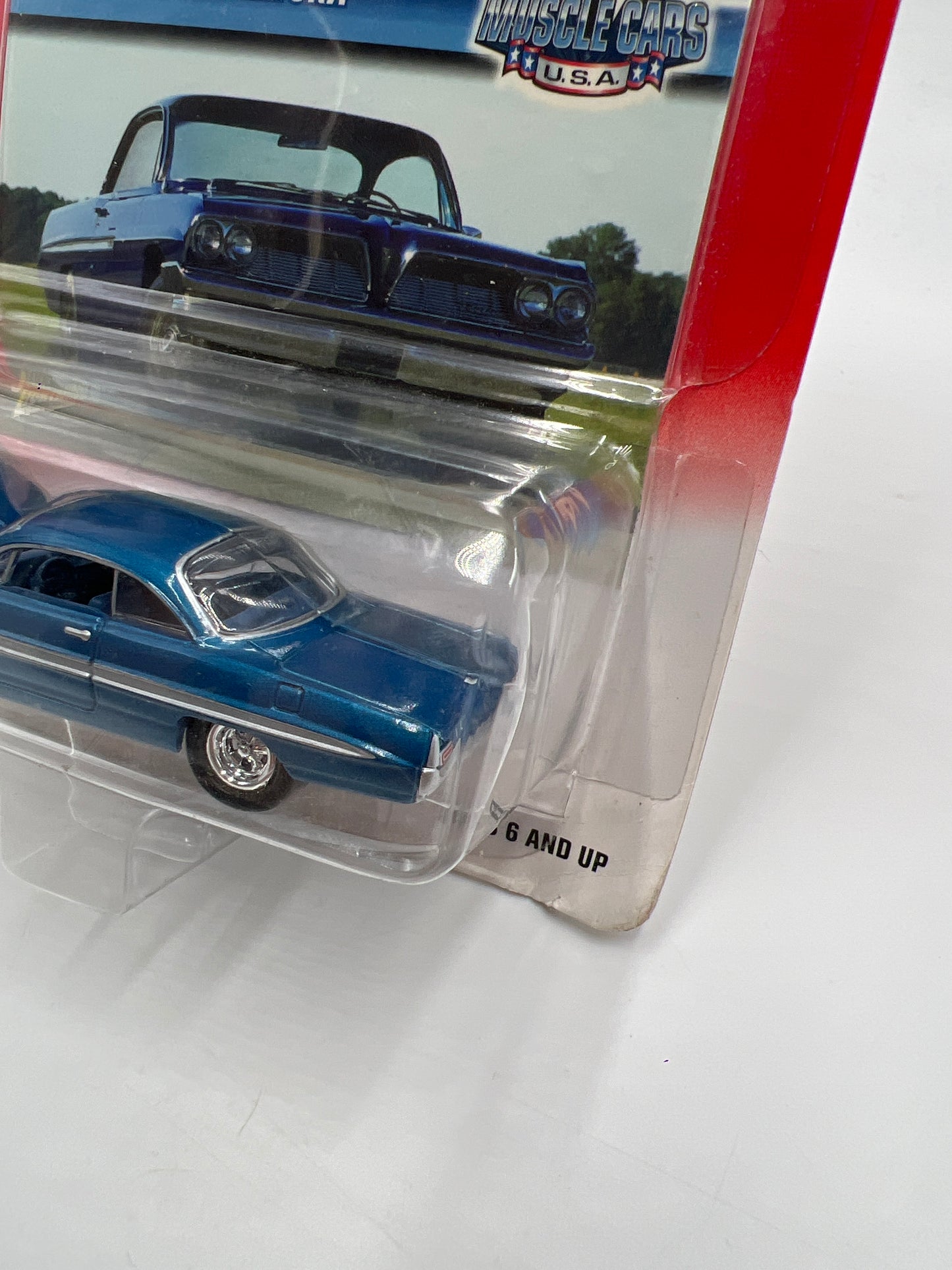 Johnny Lightning Muscle Cars USA #1 1961 Pontiac Ventura Blue 220A