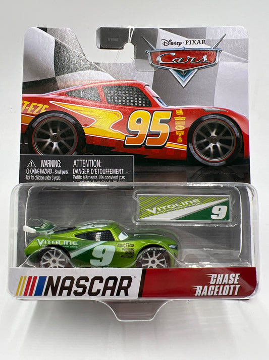 Disney Pixar Cars Nascar #9 Vitoline Chase Racelott Green 139A