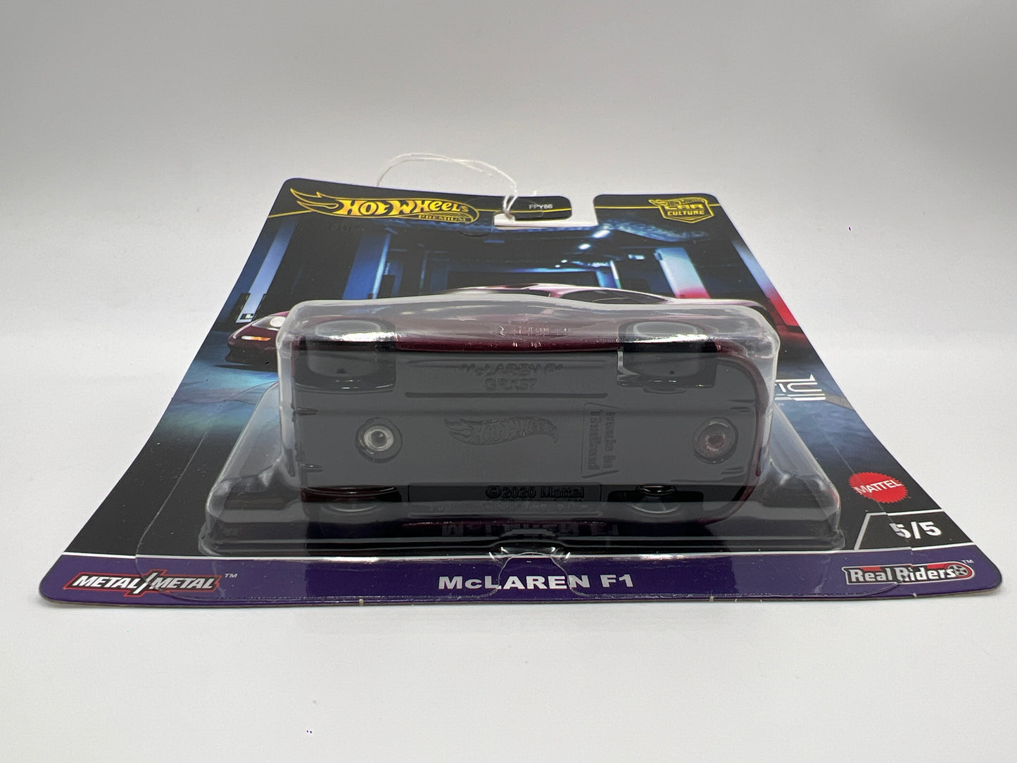 Hot Wheels Premium Car Culture Exotic Envy #5 McLaren F1 Maroon 244P