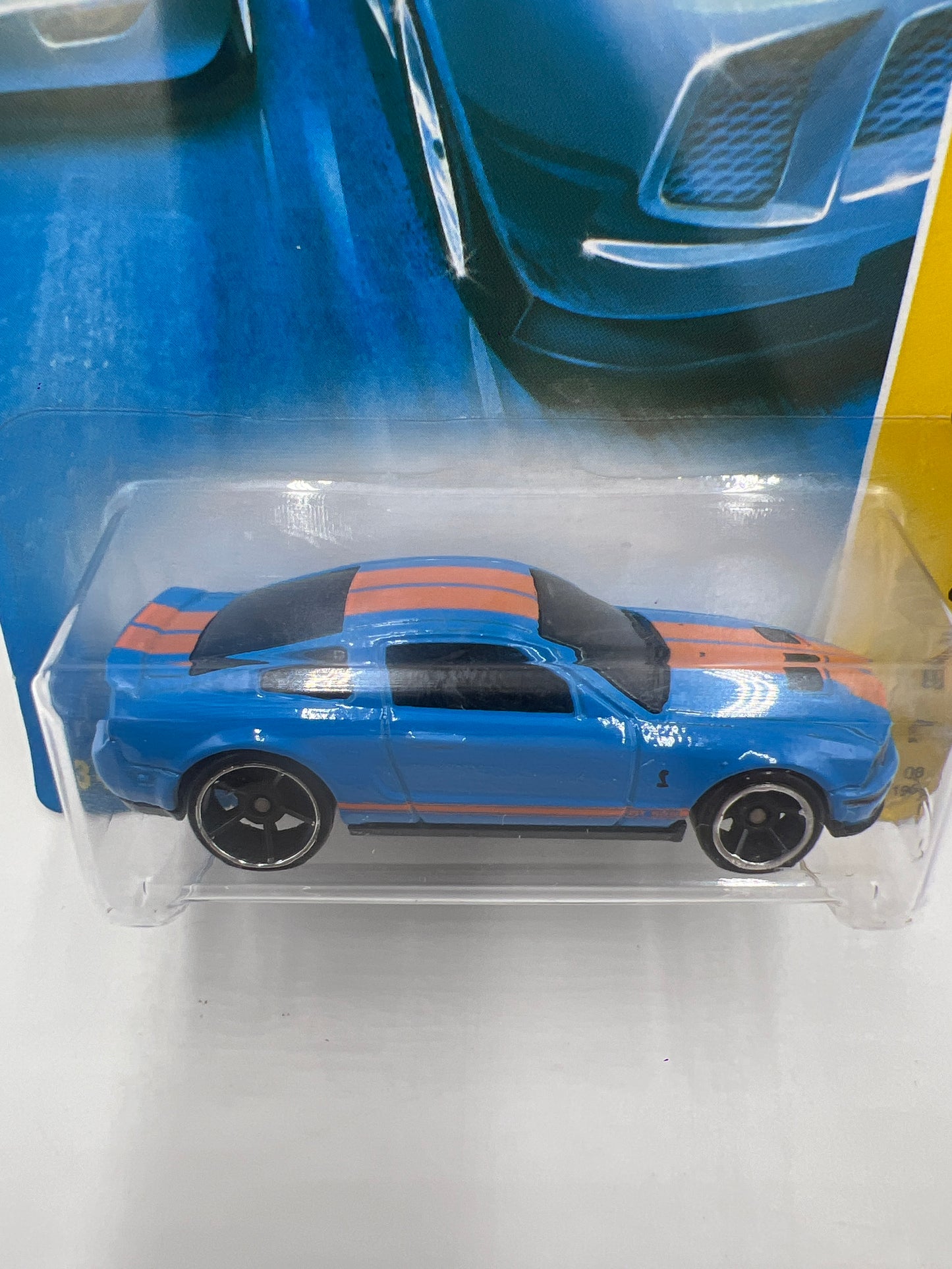 2008 Hot Wheels New Models #001 07 Shelby GT-500 Blue 35F