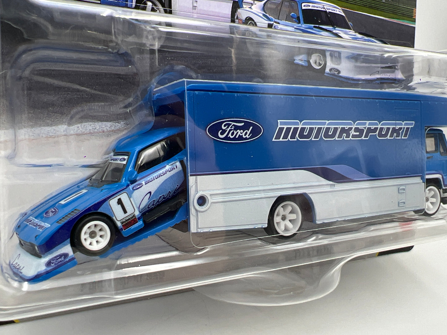 Hot Wheels Team Transport #88 Ford Capri GR5 & Fleet Flyer 282B